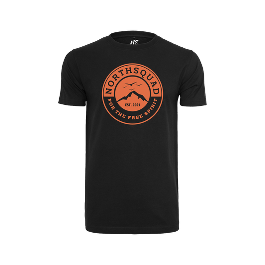 NS Ascend T-shirt i Black Ice – fram