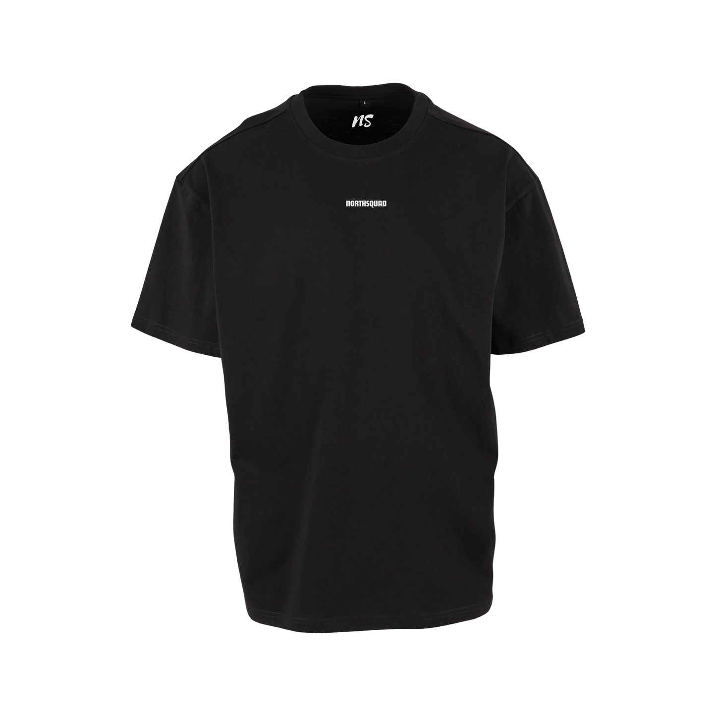 NS Untamed Clean Loose T-shirt i Black Ice – fram