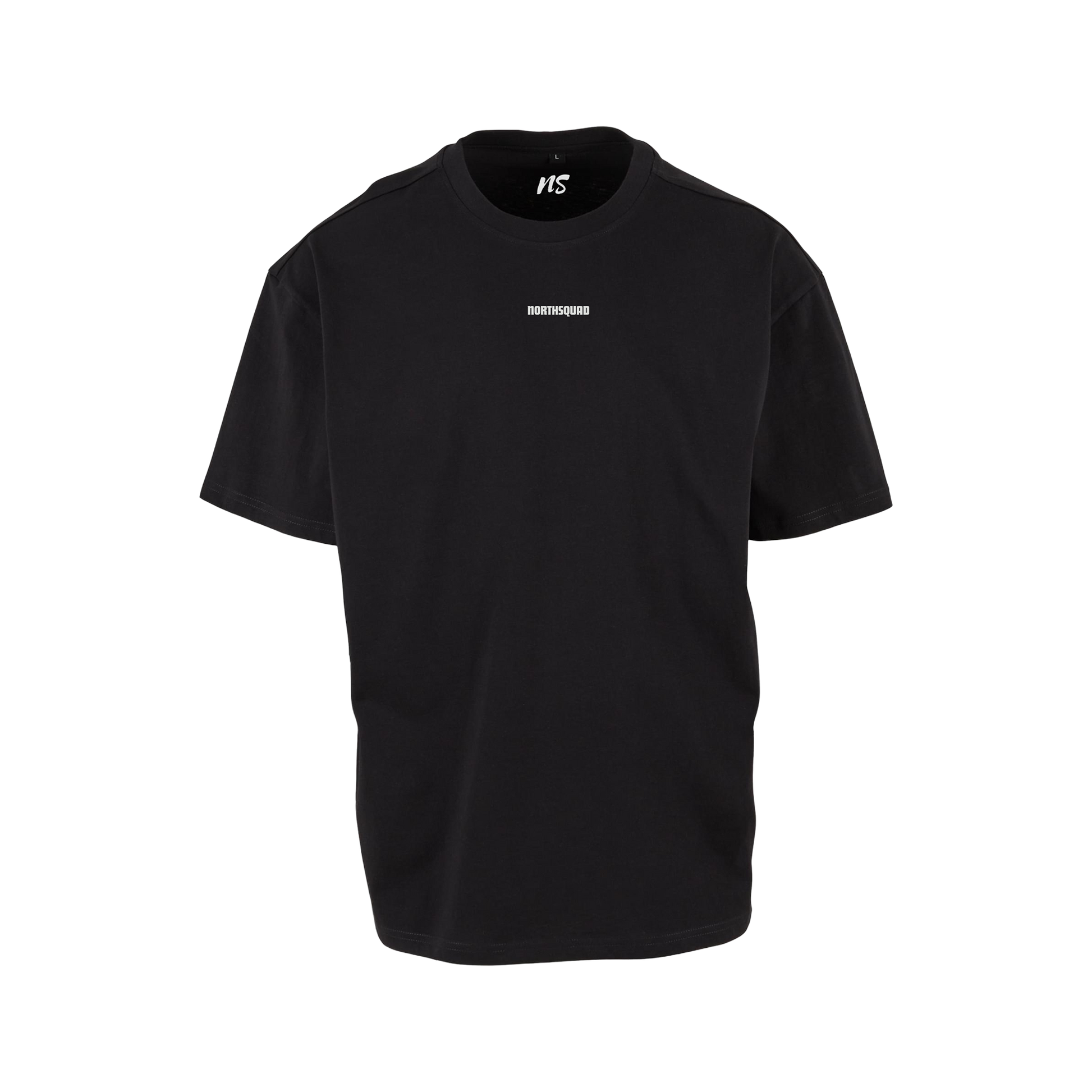 NS Untamed Clean Loose T-shirt i Black Ice – fram