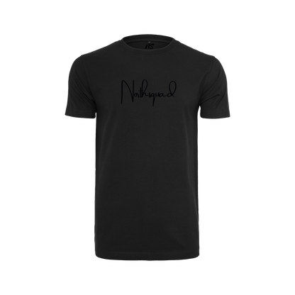 NS Seamless T-shirt i Black Ice – detalj silikontryck
