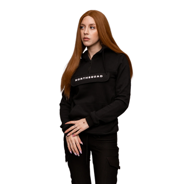 NS Thunderstorm Hoodie i Black Ice – fram