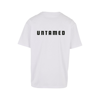 NS Untamed Loose T-shirt i Snow – rygg med tryck