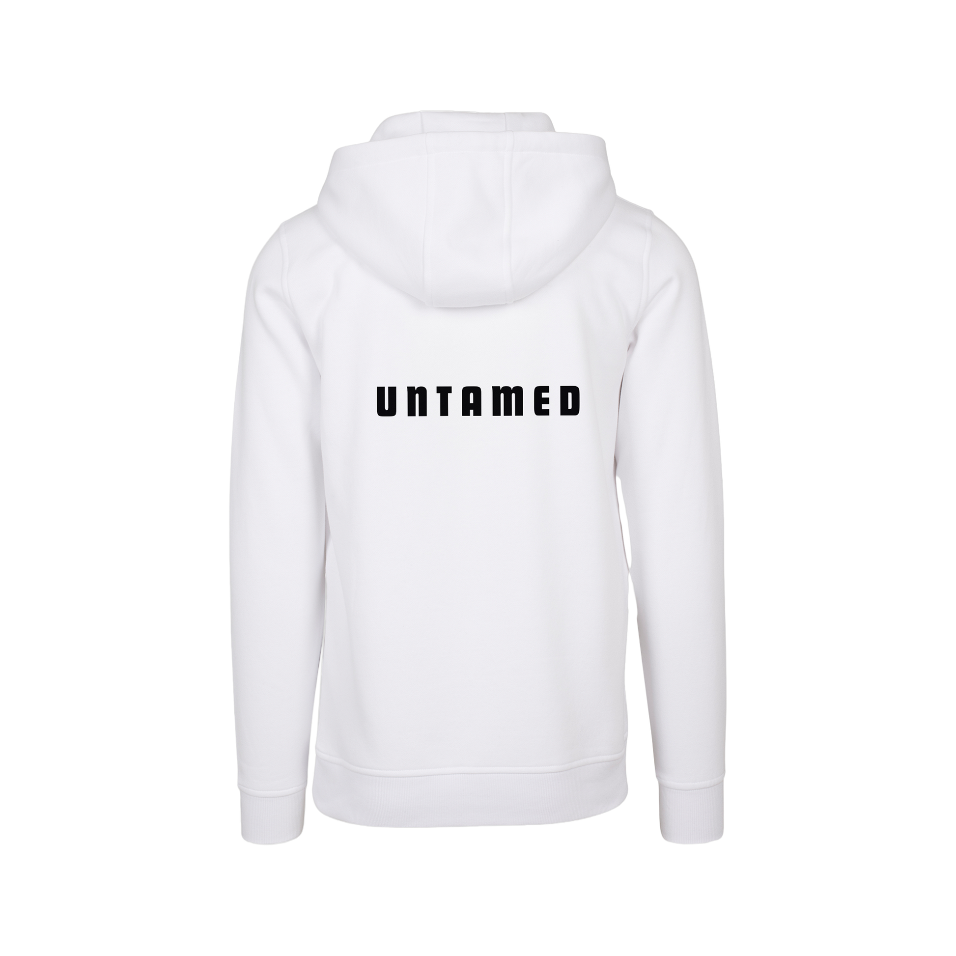 NS Untamed Hoodie i Snow – rygg med tryck