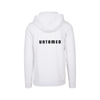 NS Untamed Hoodie i Snow – rygg med tryck