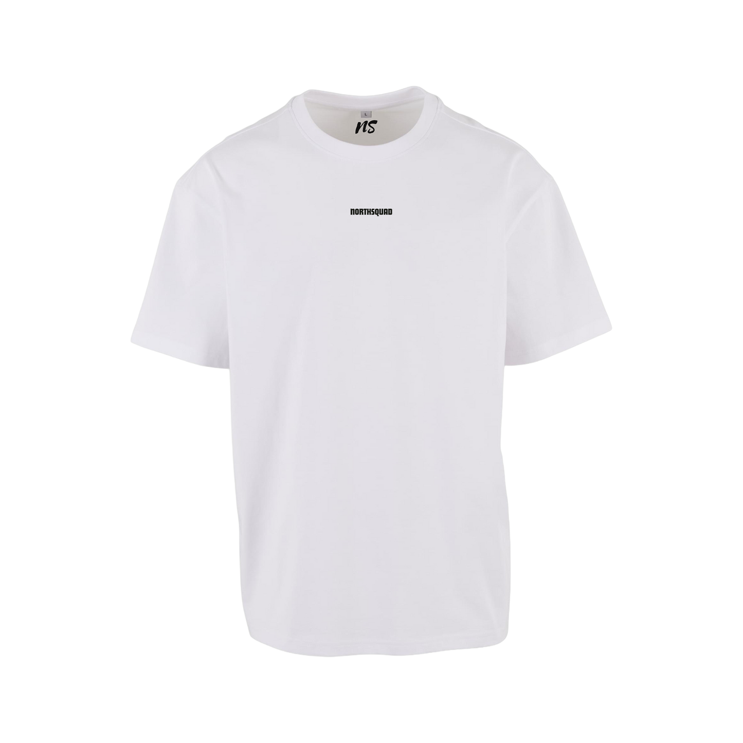 NS Untamed Clean Loose T-shirt i Snow – fram
