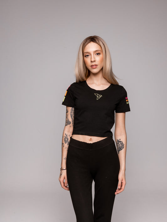 NS Airborne Cropped T-shirt - Neon