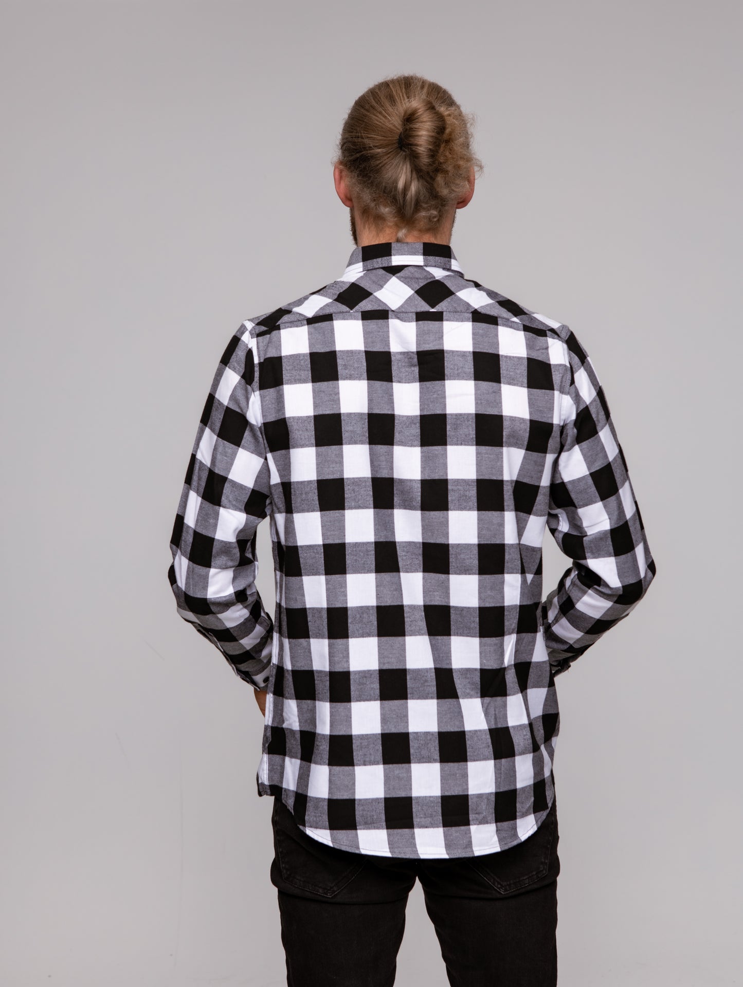 NS Lumberjack Shirt - B/W - Northsquad