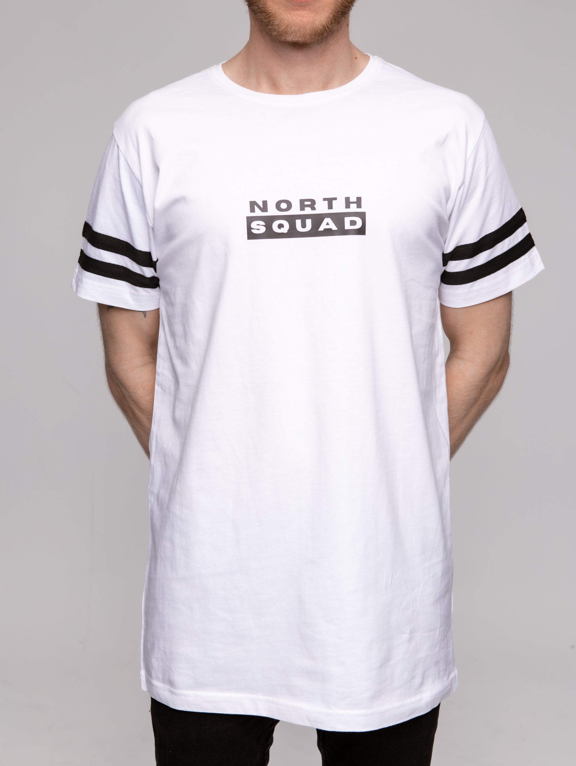 NS Stripe T-shirt - Snow - Northsquad