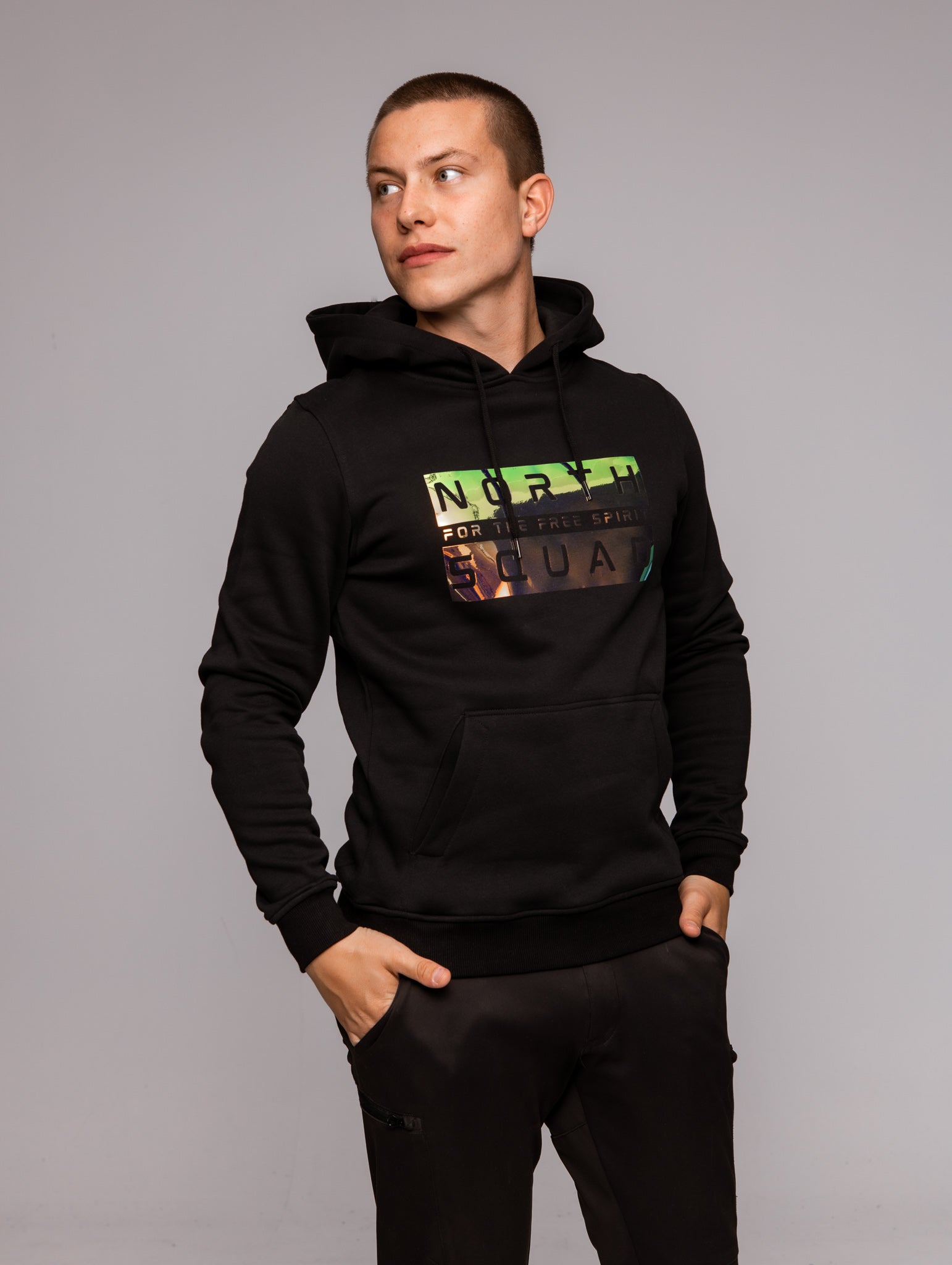 NS Spectrum Hoodie - Black Ice - Northsquad